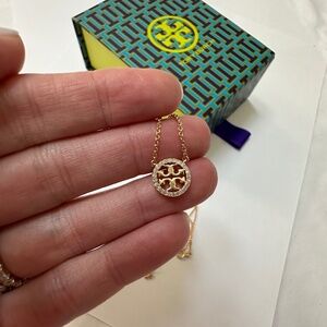 Tory Burch Pavé necklace